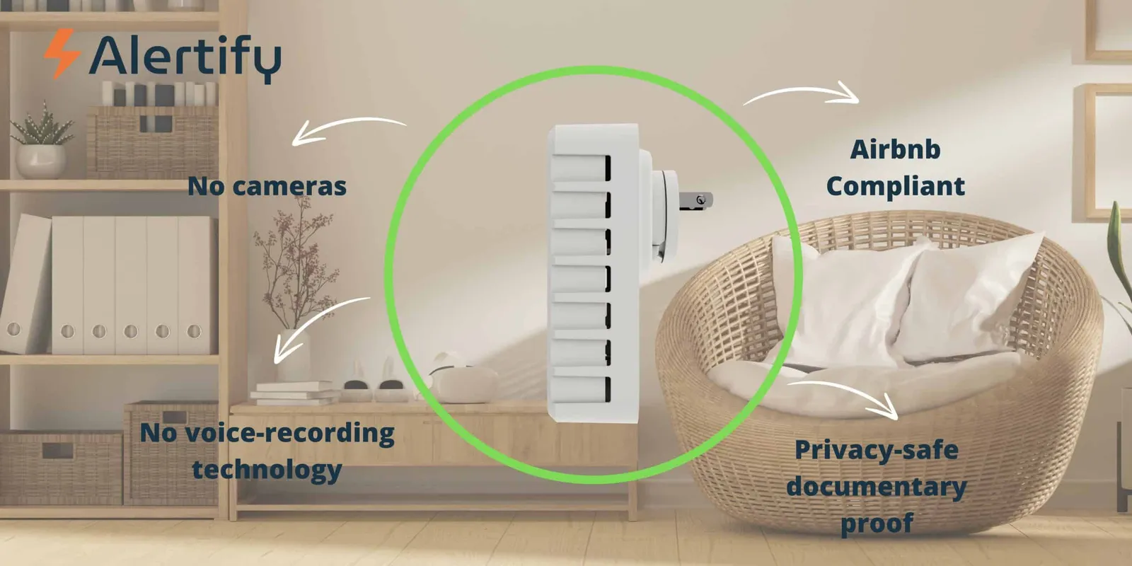 Nuova policy Airbnb su monitor del rumore e telecamere di sicurezza