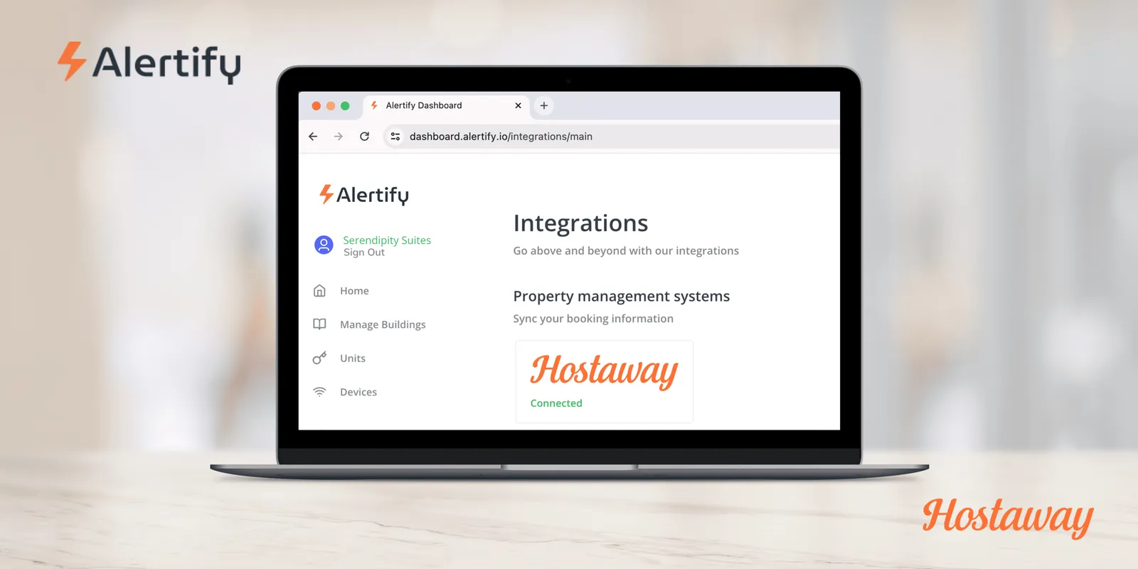 Integrazione Alertify Hostaway