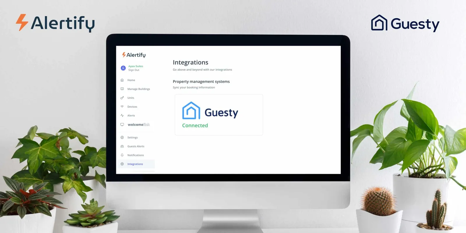 Integrazione Guesty Alertify