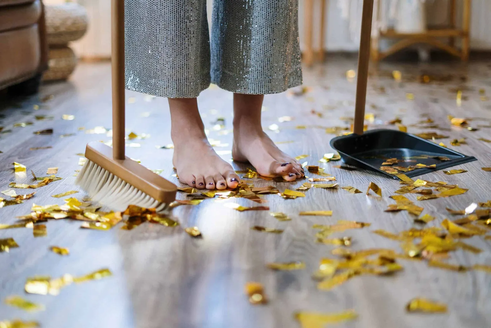 pulizia dopo le feste su Airbnb