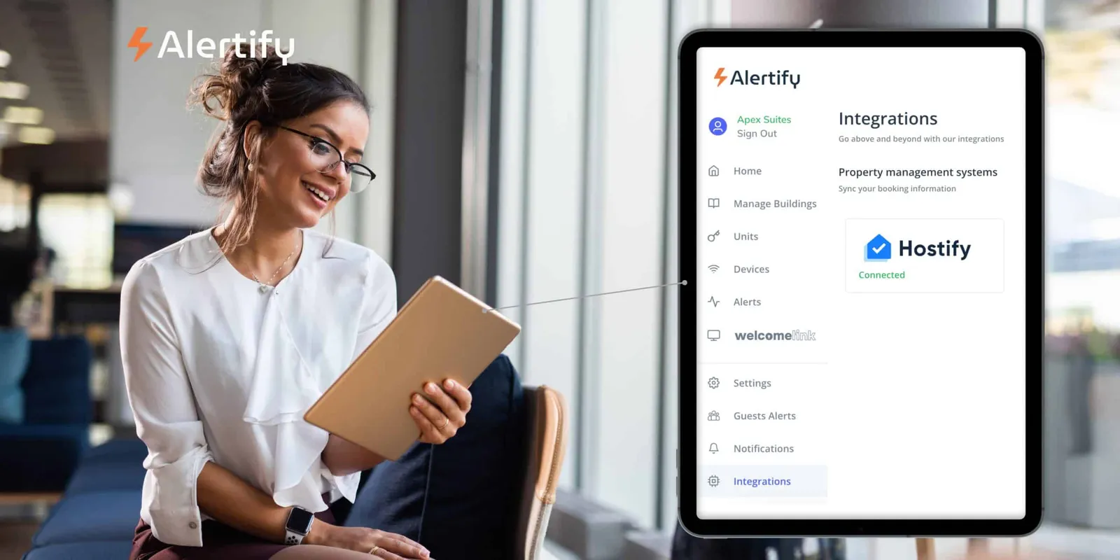 L'integrazione perfetta tra Alertify e Hostify