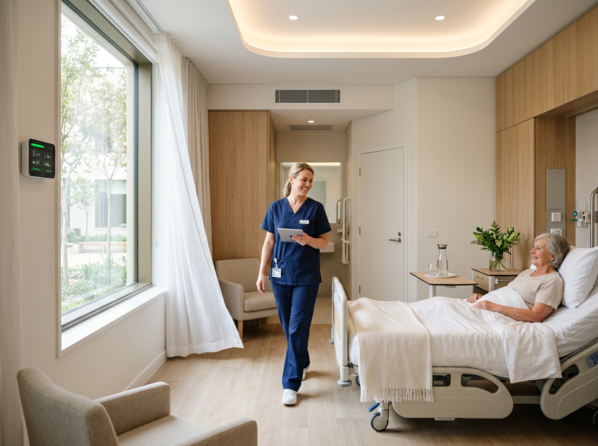 Monitor della qualità dell'aria per ospedali in sale operatorie, terapie intensive e reparti di degenza